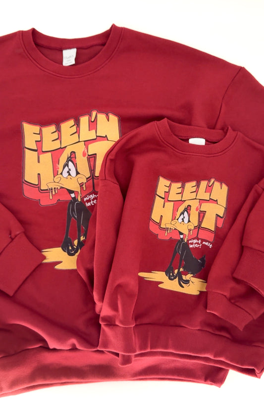 Feel’n Hot toddler Crewneck