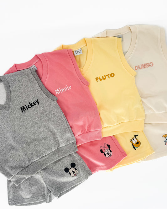 Disney Vest Short Set