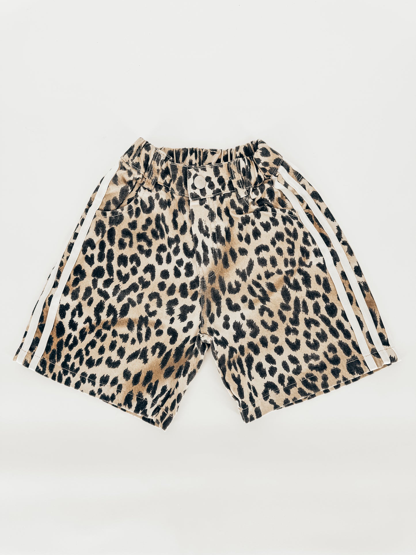 Cheetah Lined Bermuda Shorts
