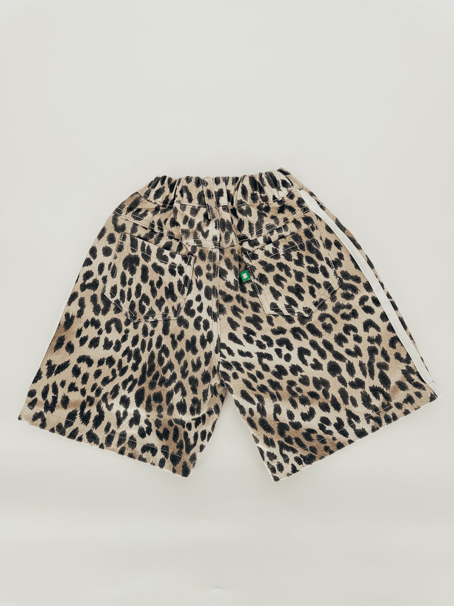 Cheetah Lined Bermuda Shorts