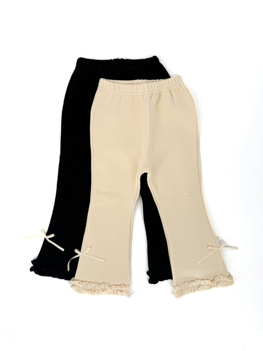 Ribbon Bootcut leggings