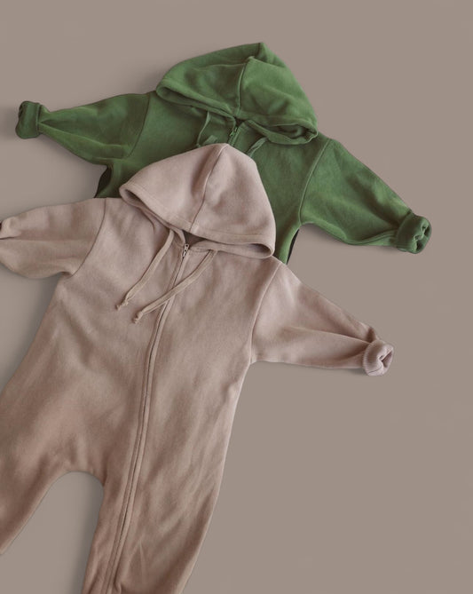 Hooded Zip Up Jumpsuit