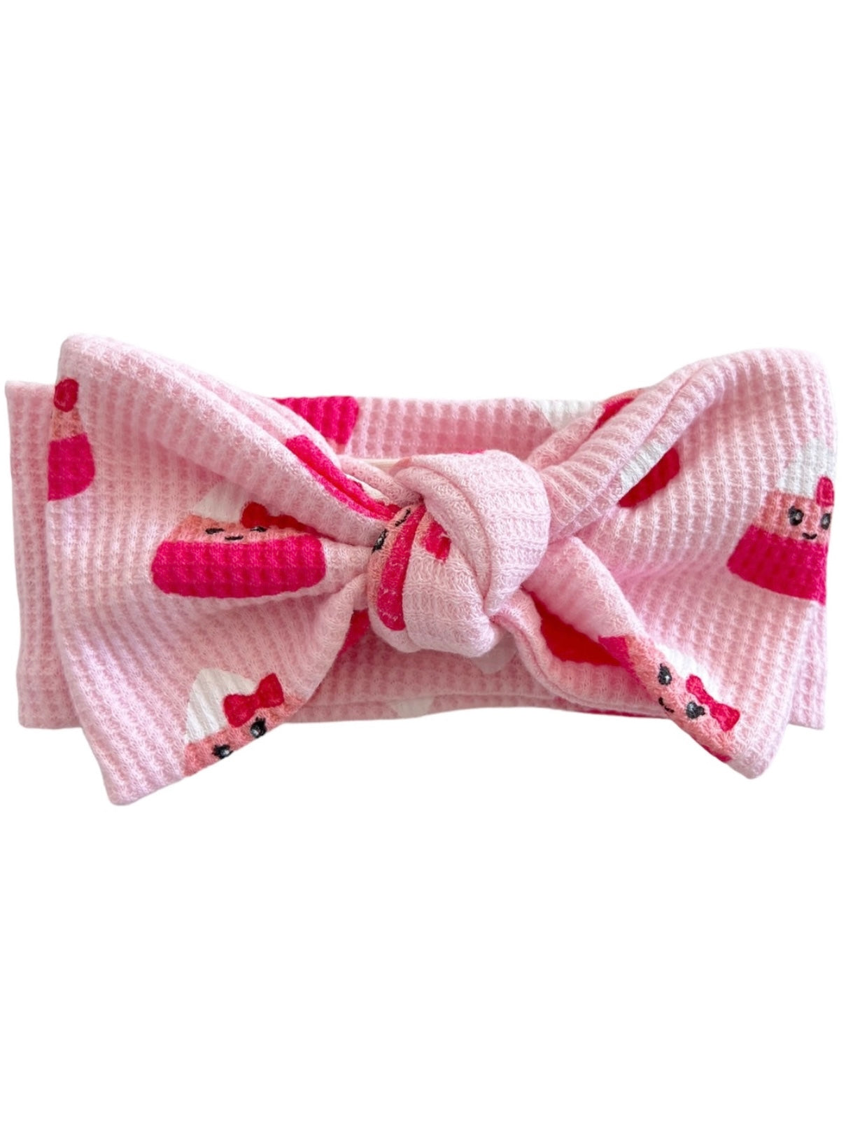 Pink Candy Corn Bow