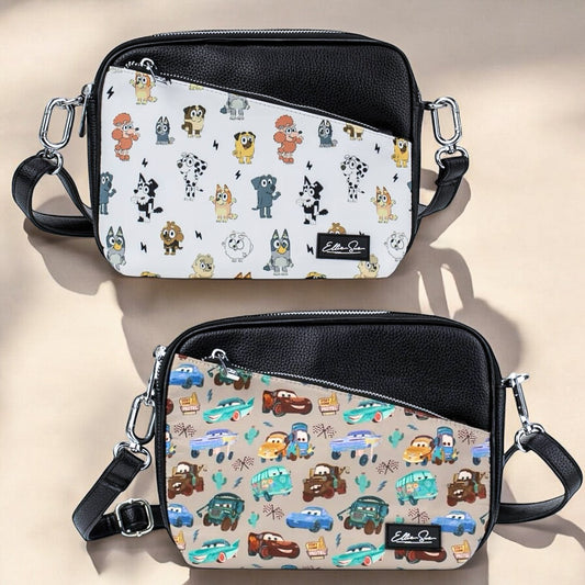 Mom Bluey & Cars Crossbody Bag