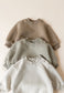 WARM NEUTRALS BUBBLE ROMPER