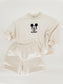 Mickey Embroidered Short Set