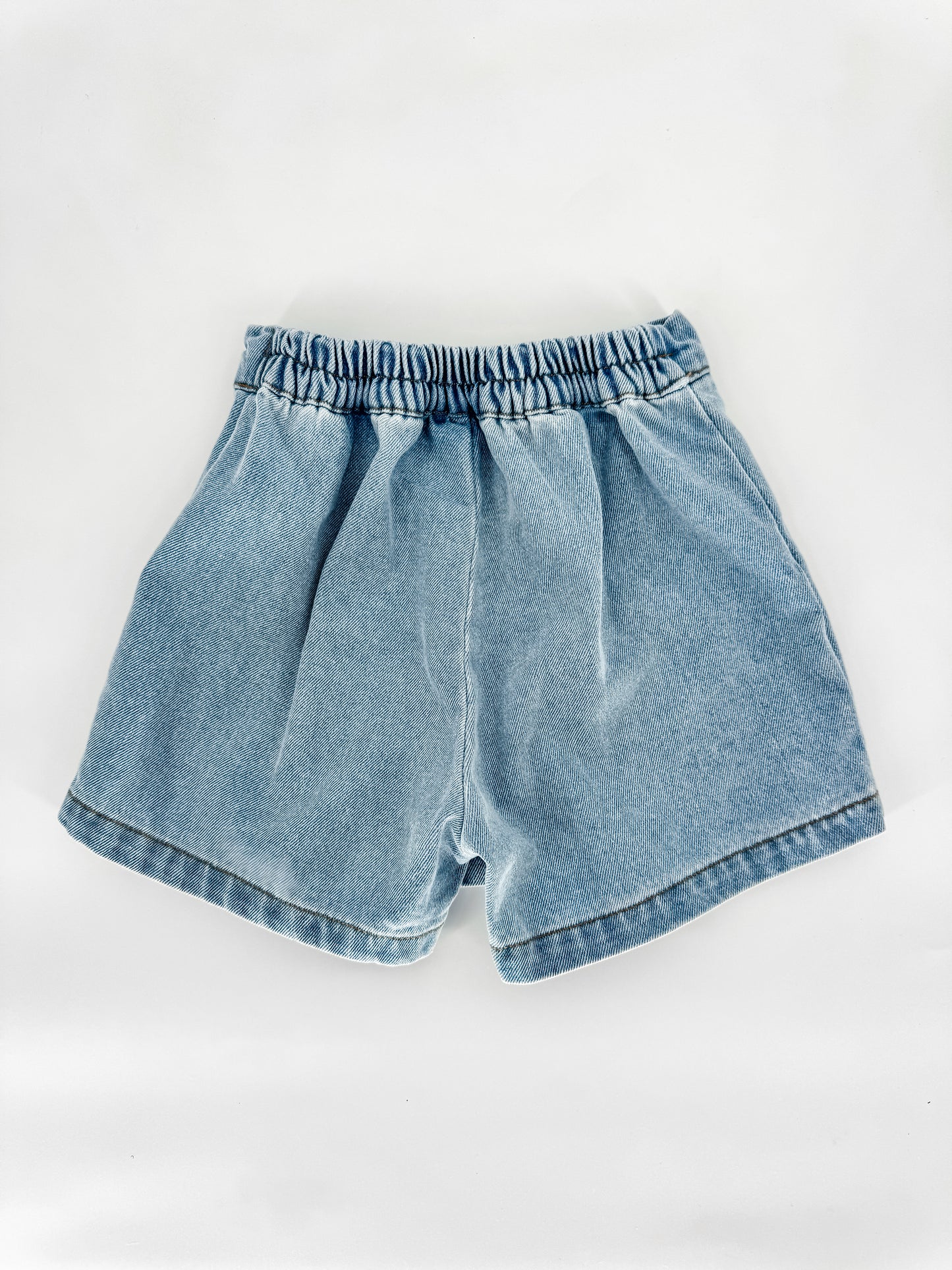 Denim Ribbon Skort
